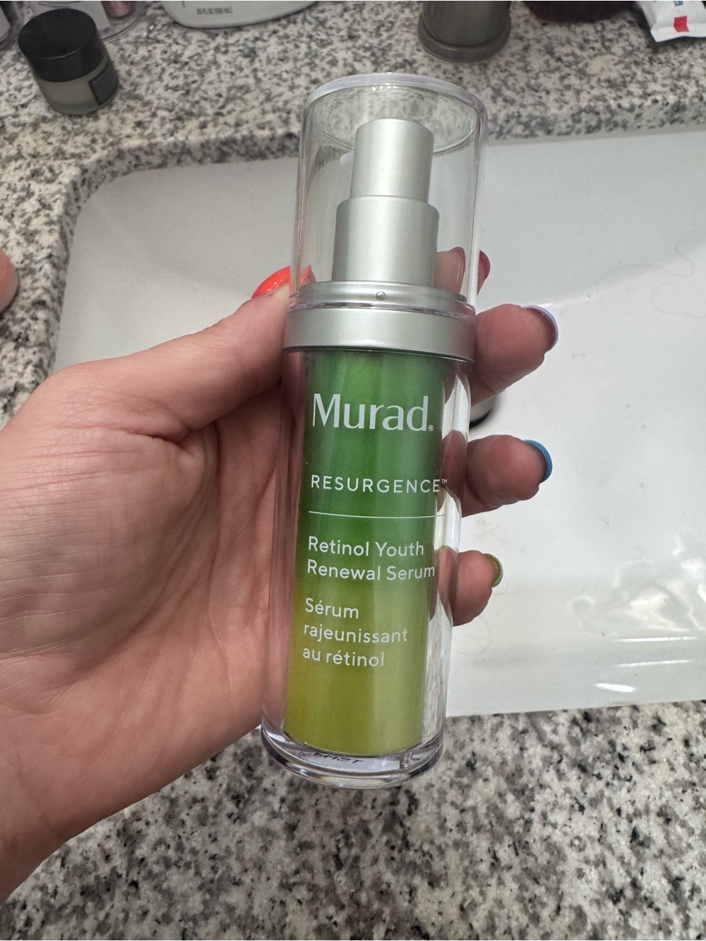 Unopened Murad Resurgence Retinol Youth Renewal Serum - Green